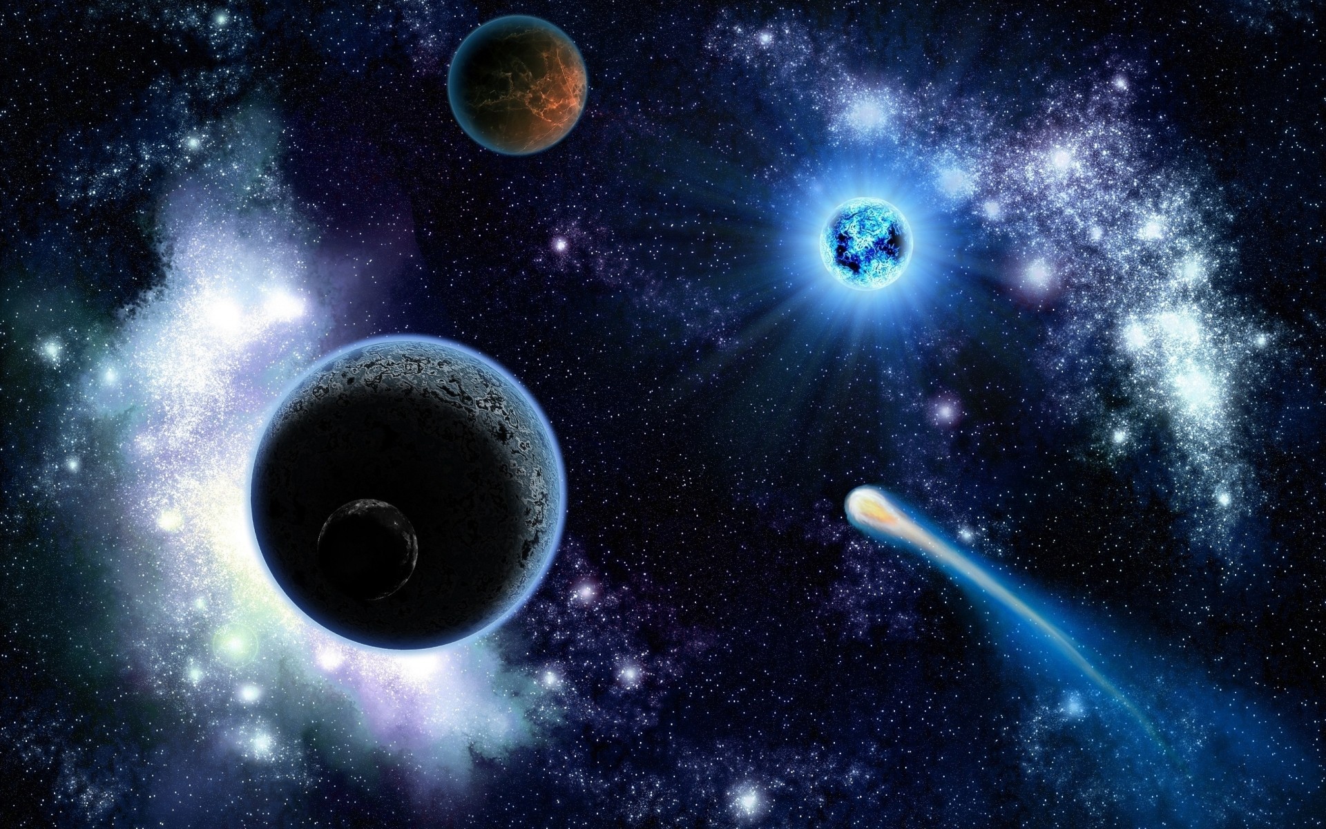 espace astronomie lune galaxie astrologie exploration planètes extérieur nébuleuse infini science espace constellation système solaire solaire sphérique orbite céleste créature extraterrestre ciel étoiles