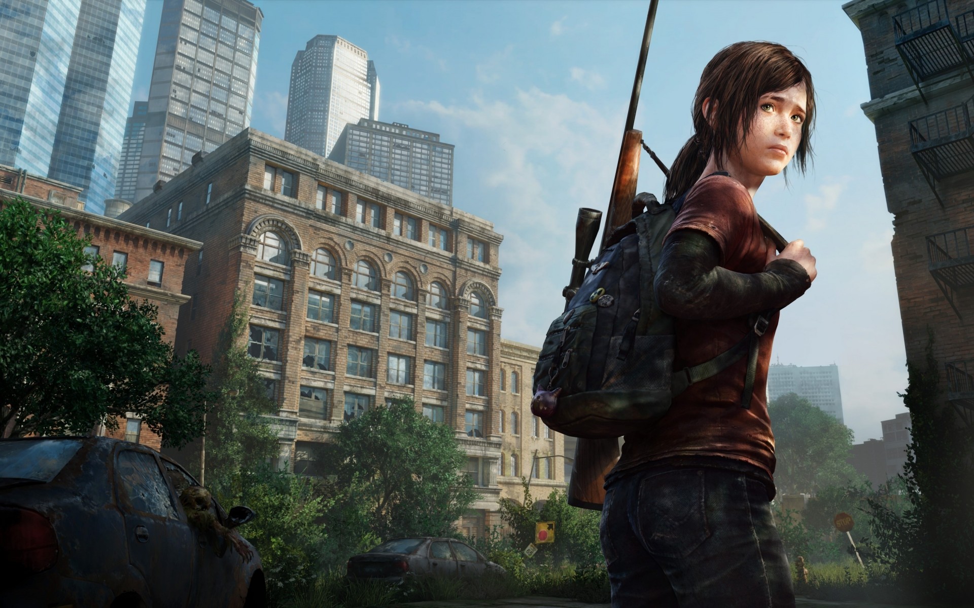 other games city building adult urban architecture outdoors daylight travel one portrait woman the last of us