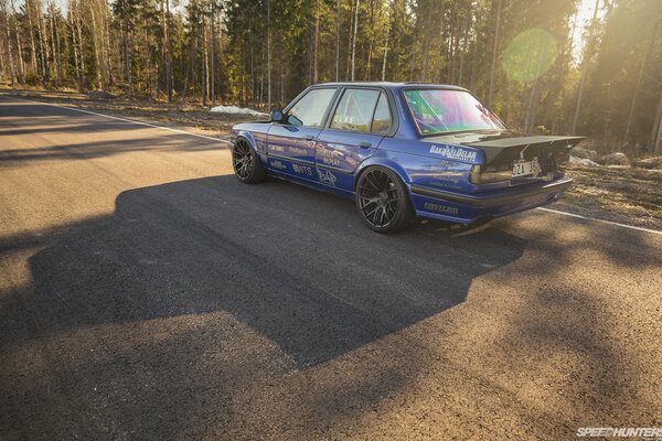 Blue Tuned BMW 3 Series