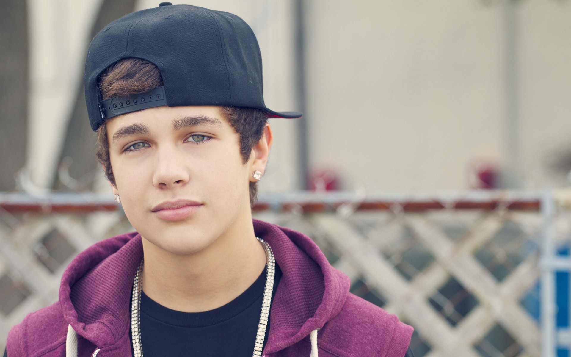 músicos retrato mujer desgaste adulto solo interior chica austin mahone