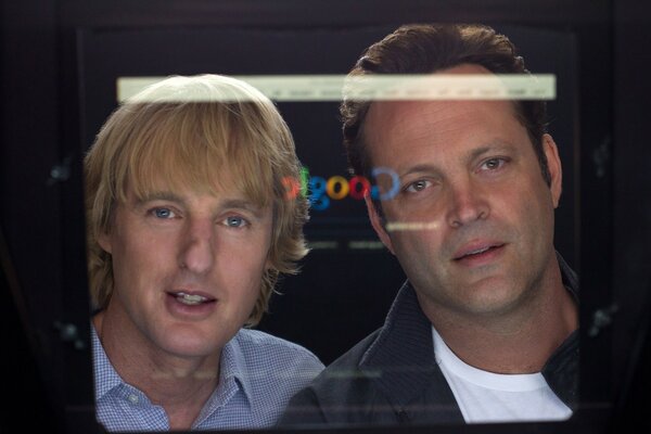 Google Company. a fragment from a movie with two men