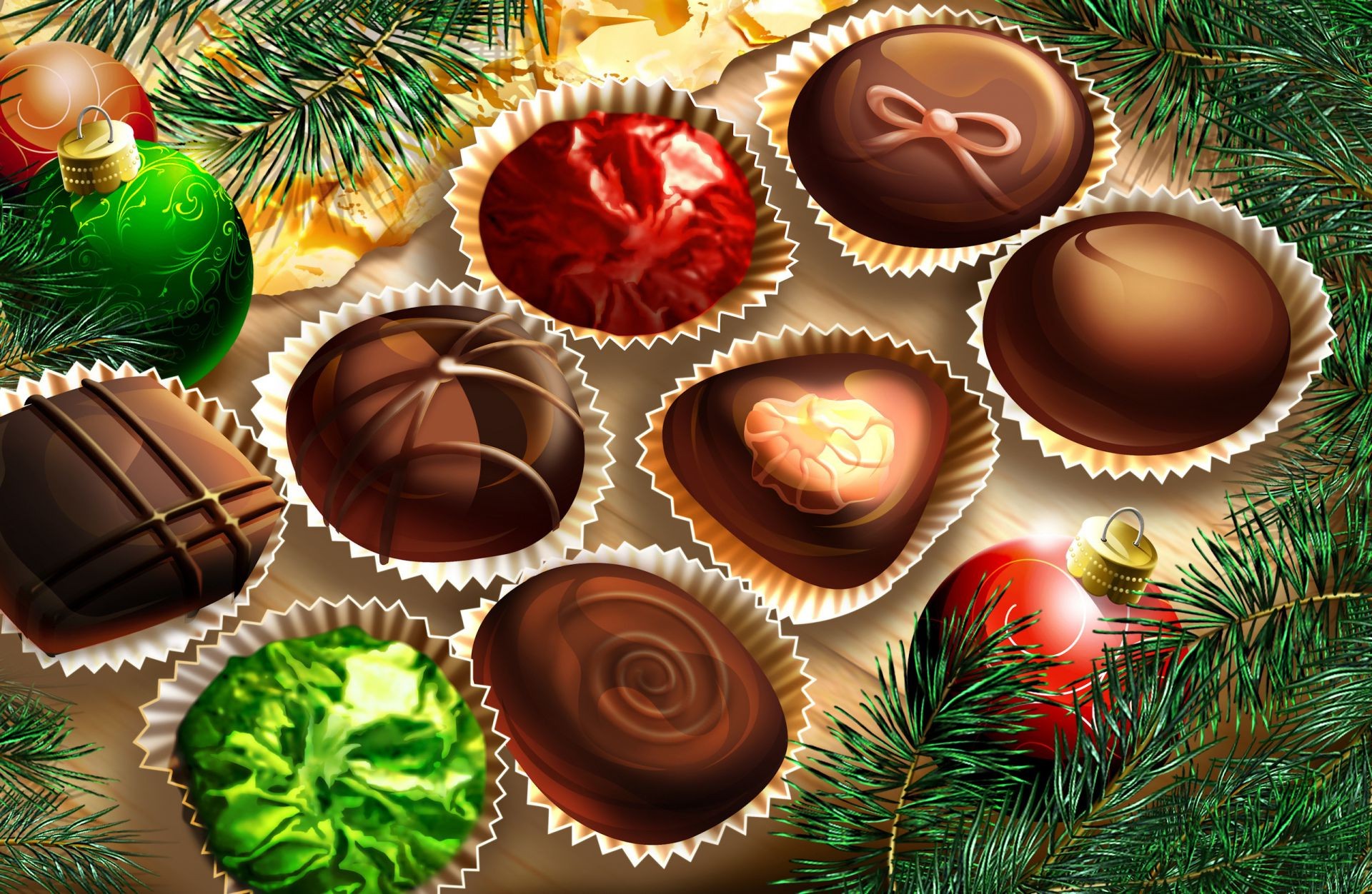 ano novo chocolate doces doce açúcar confeitaria natal delicioso comida escuro presente feriado insalubre decoração indulgência desktop refresco leite trufa goody