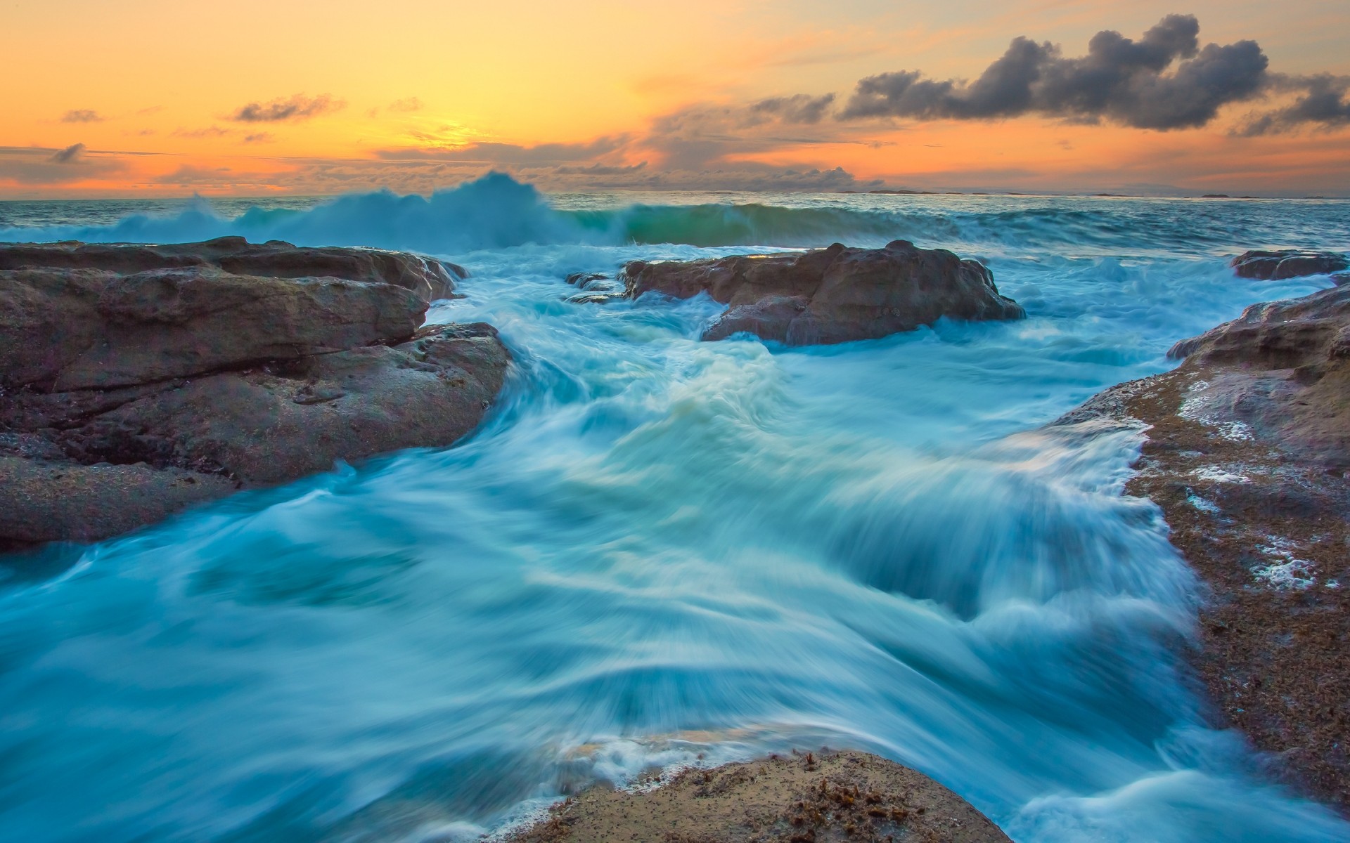 landscapes water sea sunset ocean seashore beach travel surf seascape landscape dawn rock evening wave dusk sky scenic nature rocks