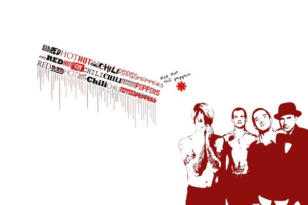 Poster of the Red hot Chili peppers