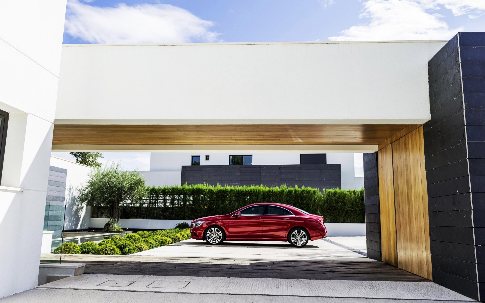 mercedes-benz arquitetura moderno casa casa casa moderno luxo carro porta família mercedes cla mercedes cla 2014