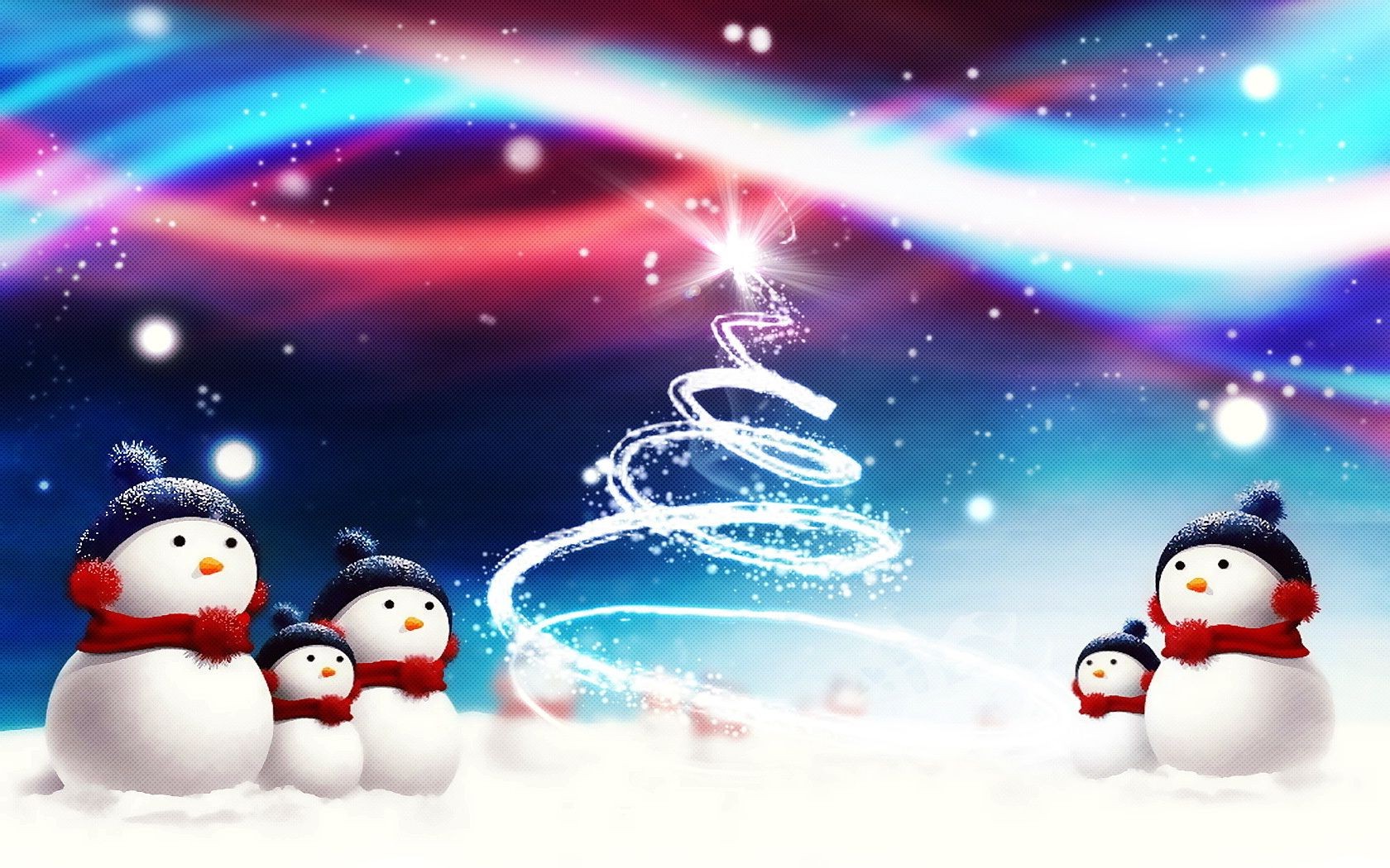 новый год рождество зима снег снеговик луна иллюстрация праздник пространство