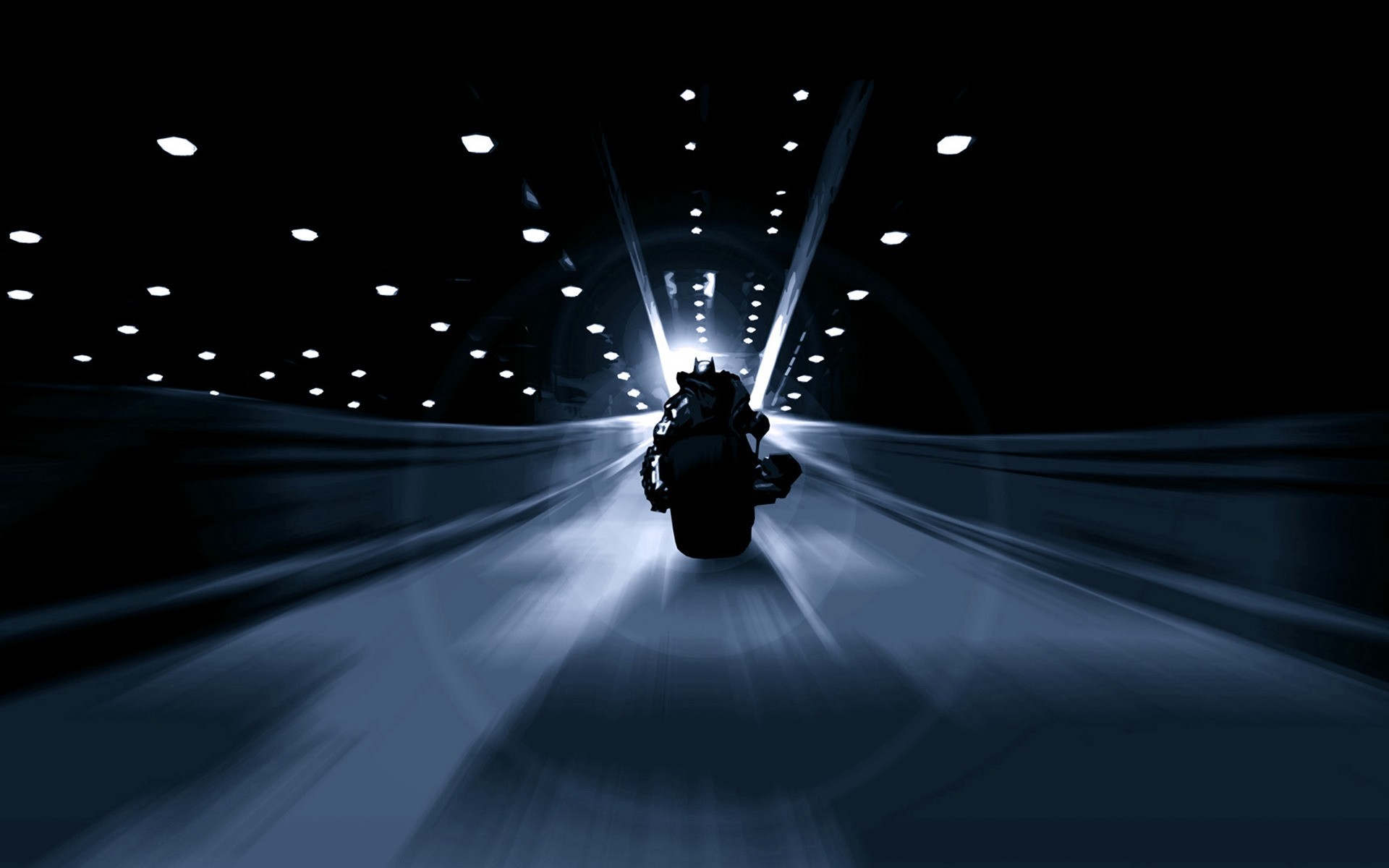 movies blur tunnel motion light dark spotlight zoom batman