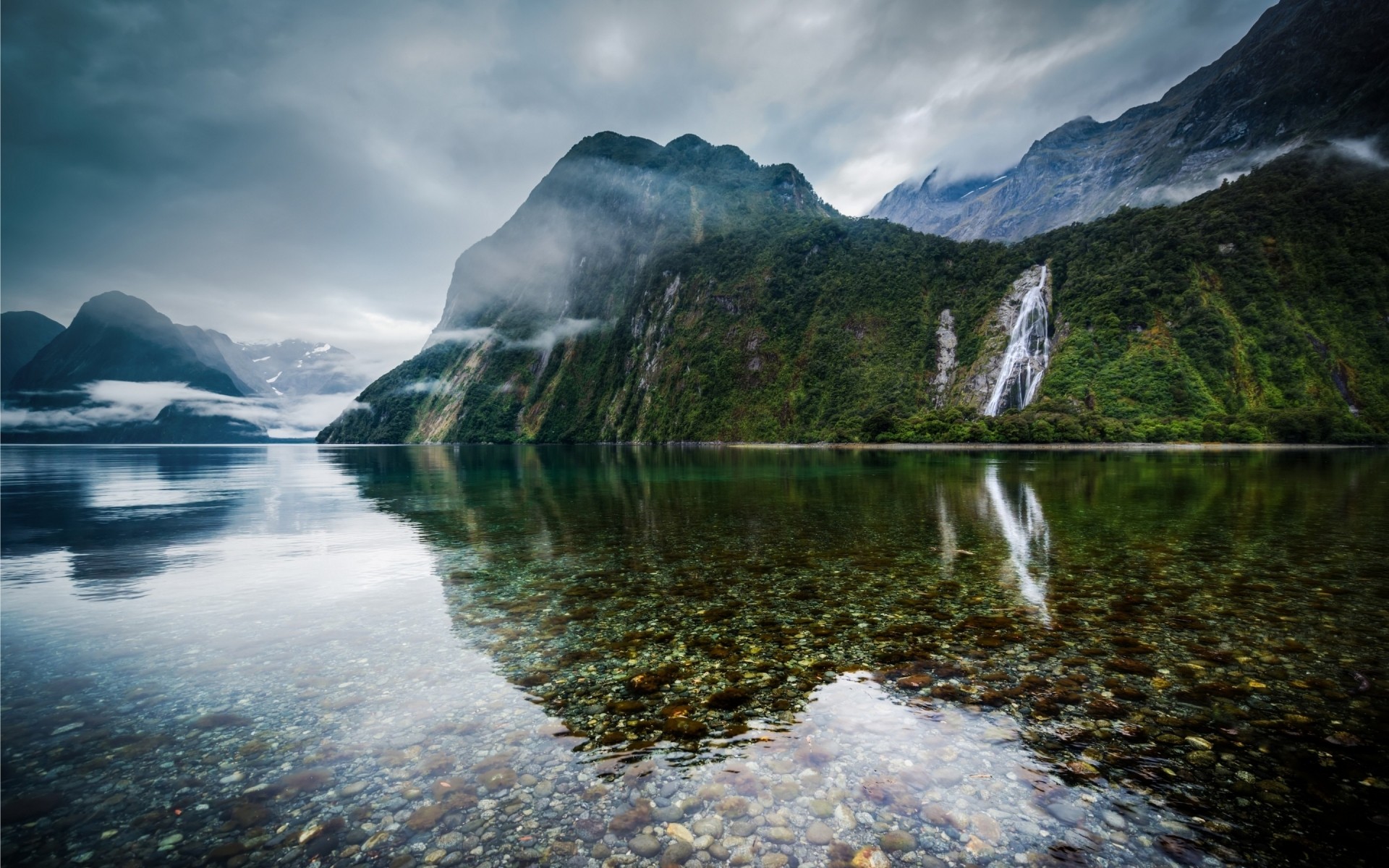 landscapes water nature landscape travel outdoors sky mountain river lake forest cascade mountains