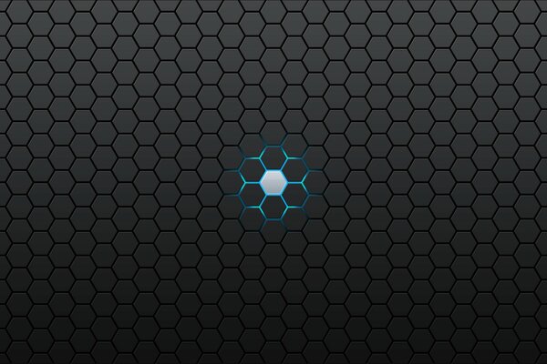 Black grid pattern with abstraction