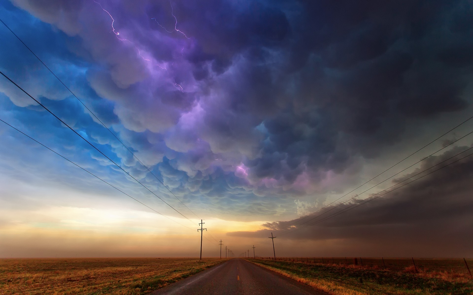 usa sonnenuntergang himmel landschaft natur sonne dämmerung straße wolke sturm dramatisch licht dämmerung abend farbe horizont wetter gutes wetter reisen texas usa