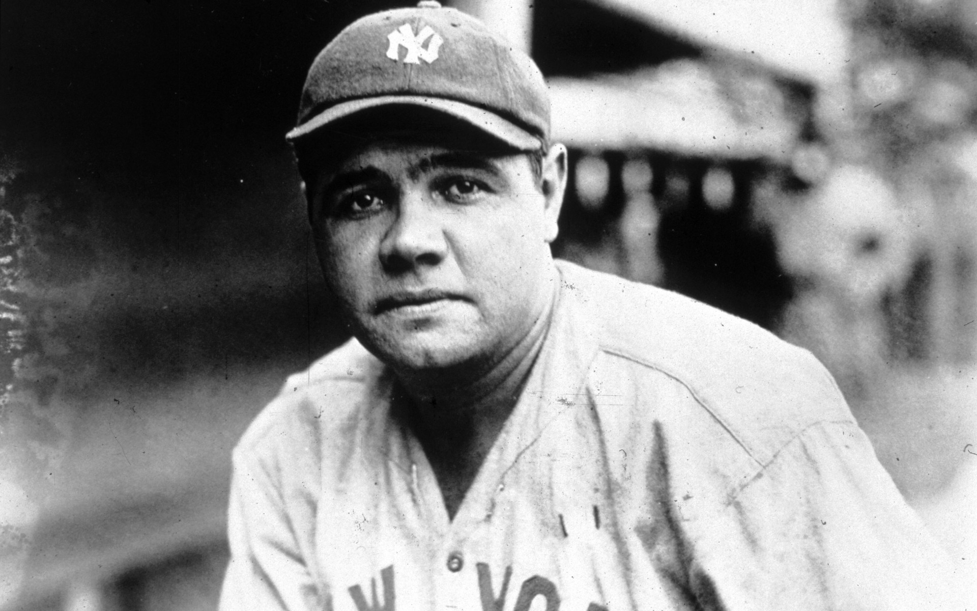 sport jeden portret dorosły człowiek baseball nosić strój mundur babe ruth