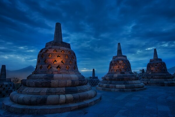 The alluring architecture of the ancient temple