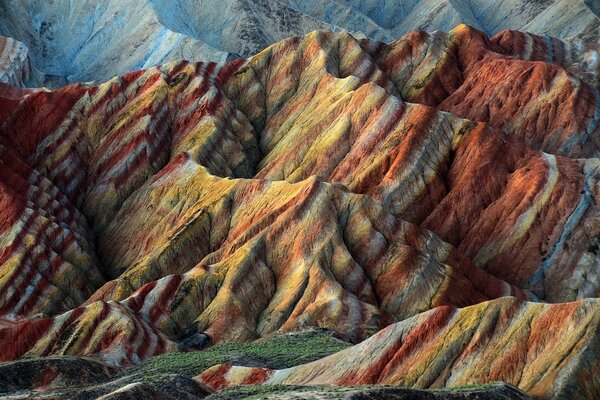 Manzara, dağların güzel fotoğrafı