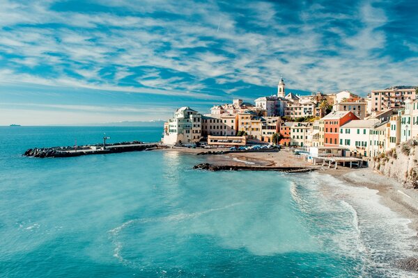 L Italie se jette dans la ville sur l île