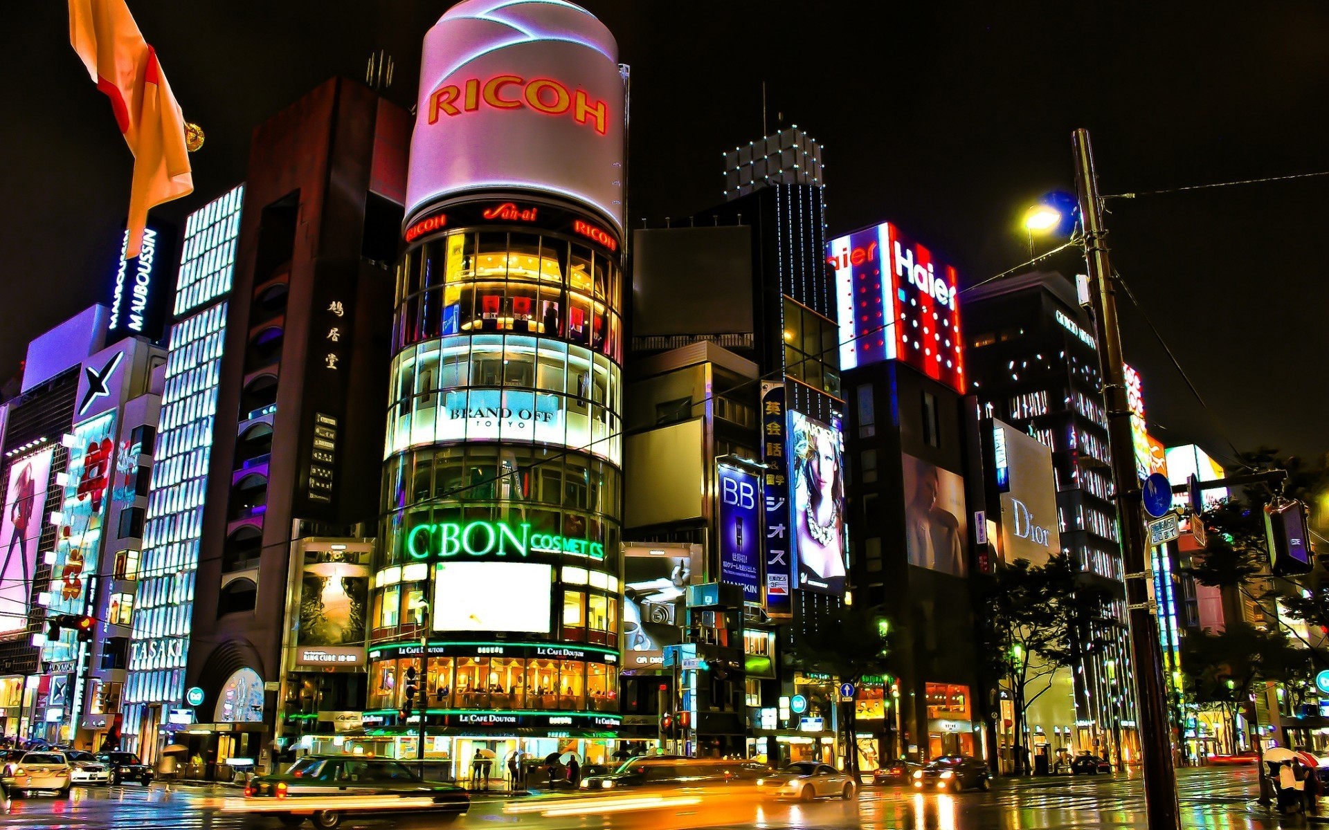 japão cidade centro da cidade arquitetura urbano rua néon viagens o negócio casa arranha-céu cidade moderno crepúsculo noite iluminado reflexão tóquio luz