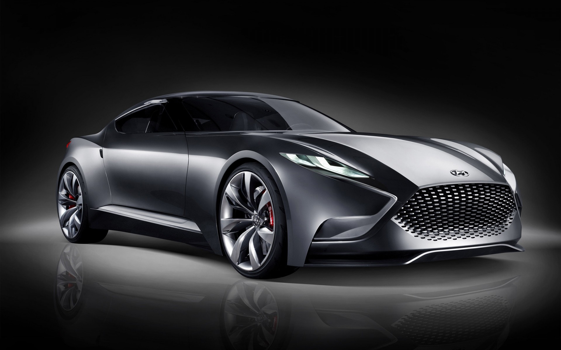 concept cars auto auto ruote auto coupé mezzogiorno nigella berlina marciapiede veloce guidare sistema di trasporto cofano fretta lusso cromo azione asfalto concetto hyundai