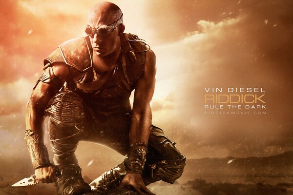 Die Hauptfigur aus dem Film Riddick