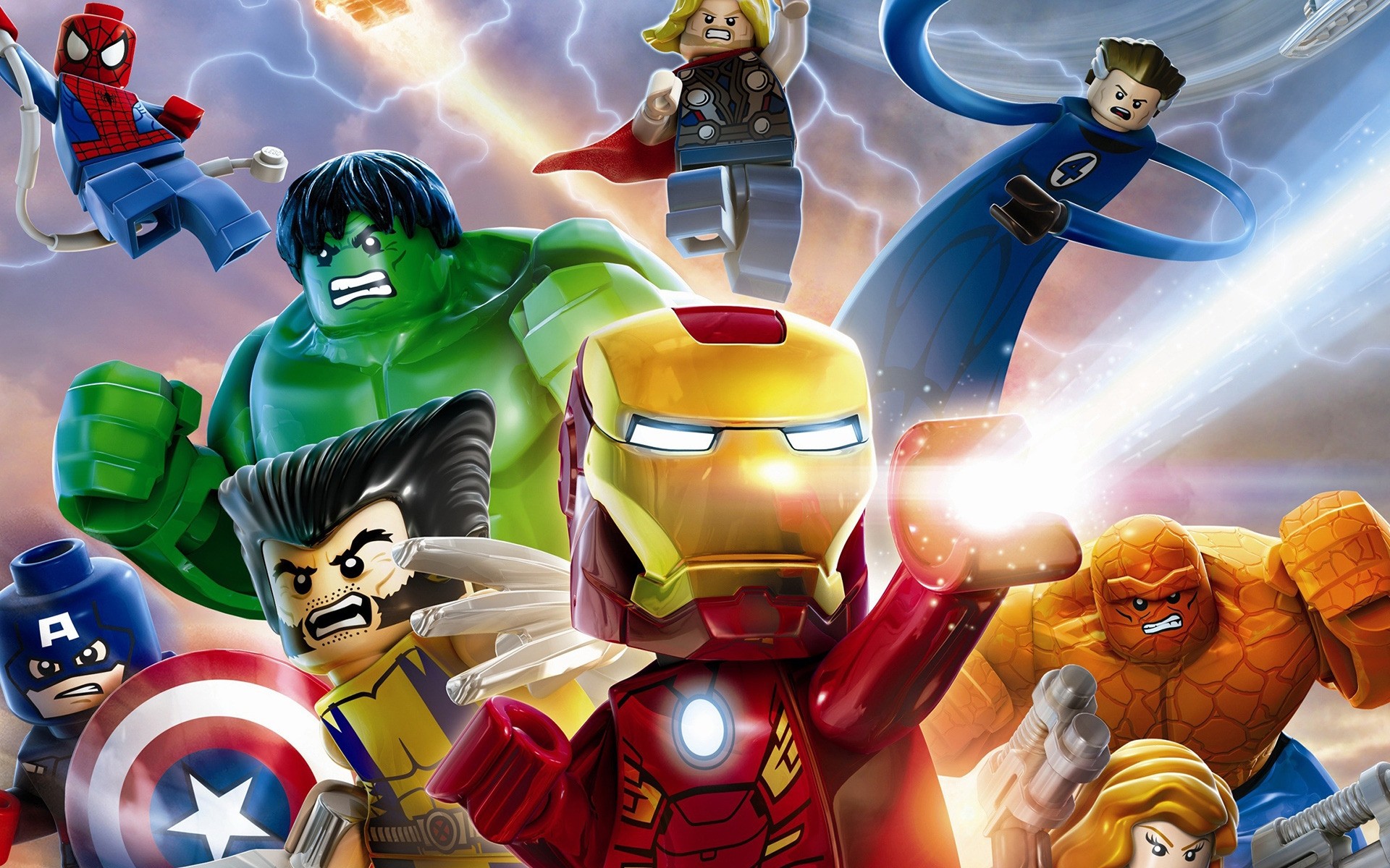 altri giochi illustrazione lego marvel