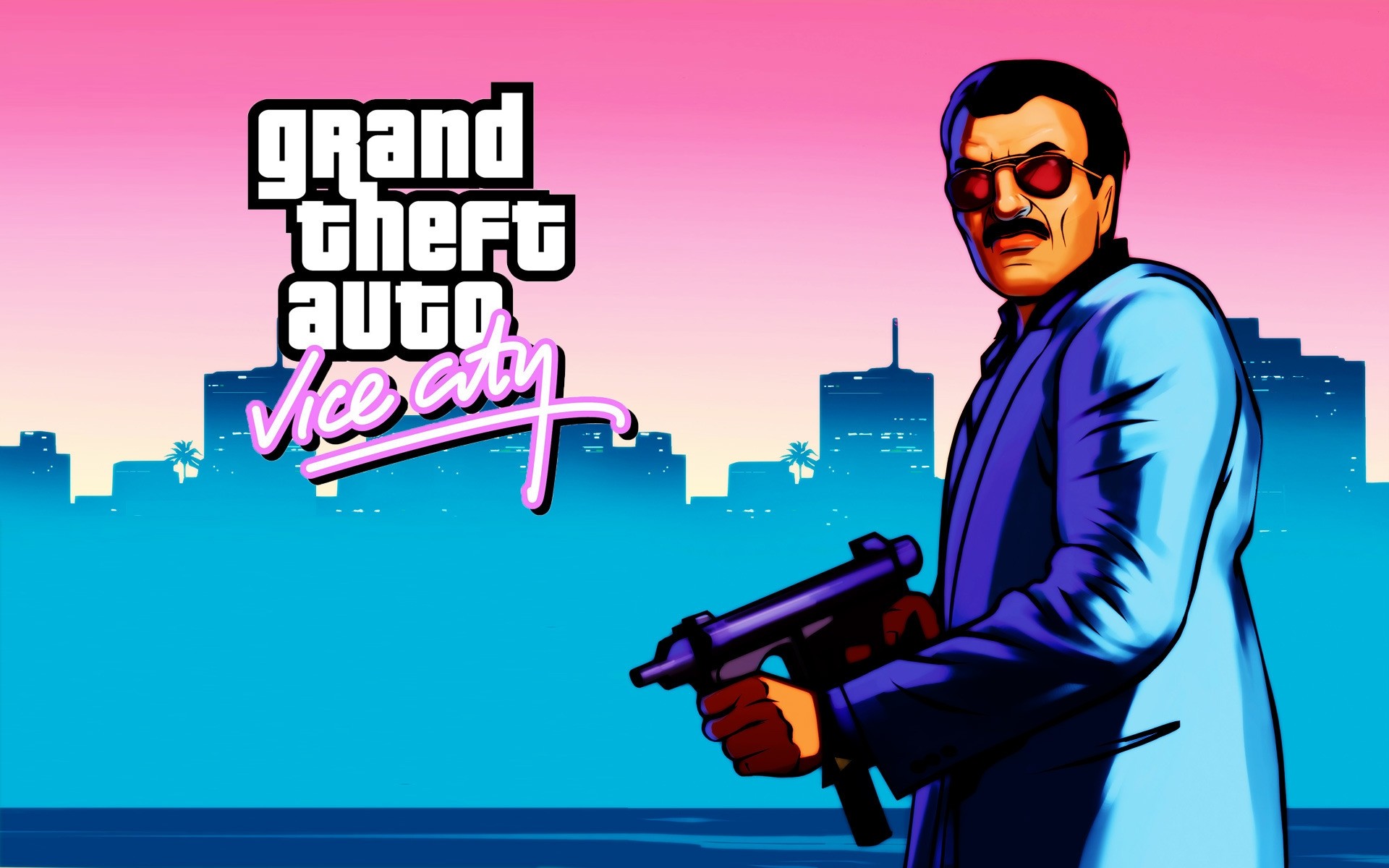 gta man illustration business vector woman adult gta vice city