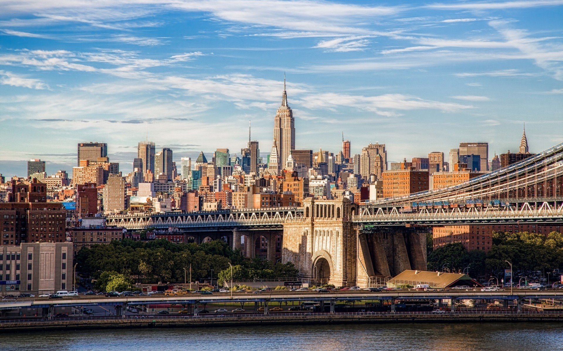 usa architektur stadt reisen stadt skyline fluss haus brücke himmel wasser städtisch sehenswürdigkeit dämmerung im freien abend sonnenuntergang tourismus wolkenkratzer tageslicht brooklyn bridge manhattan new york new york