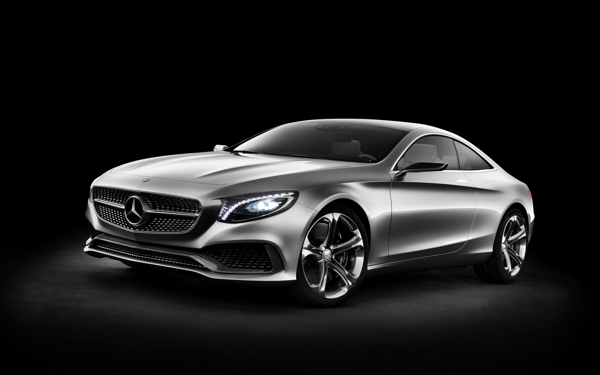 concept cars samochód samochód motoryzacja koła coupe czarnuszka chrom szybki sedan klasyczny luksusowy południe kaptur mercedes-benz klasa s koncepcja mercedes-benz