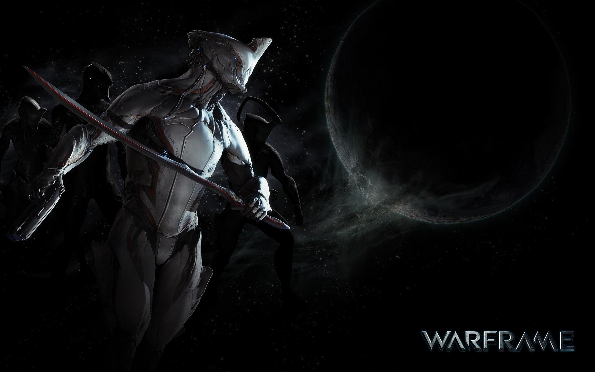 other games escuro fumaça fantasia lua homem sozinho warframe