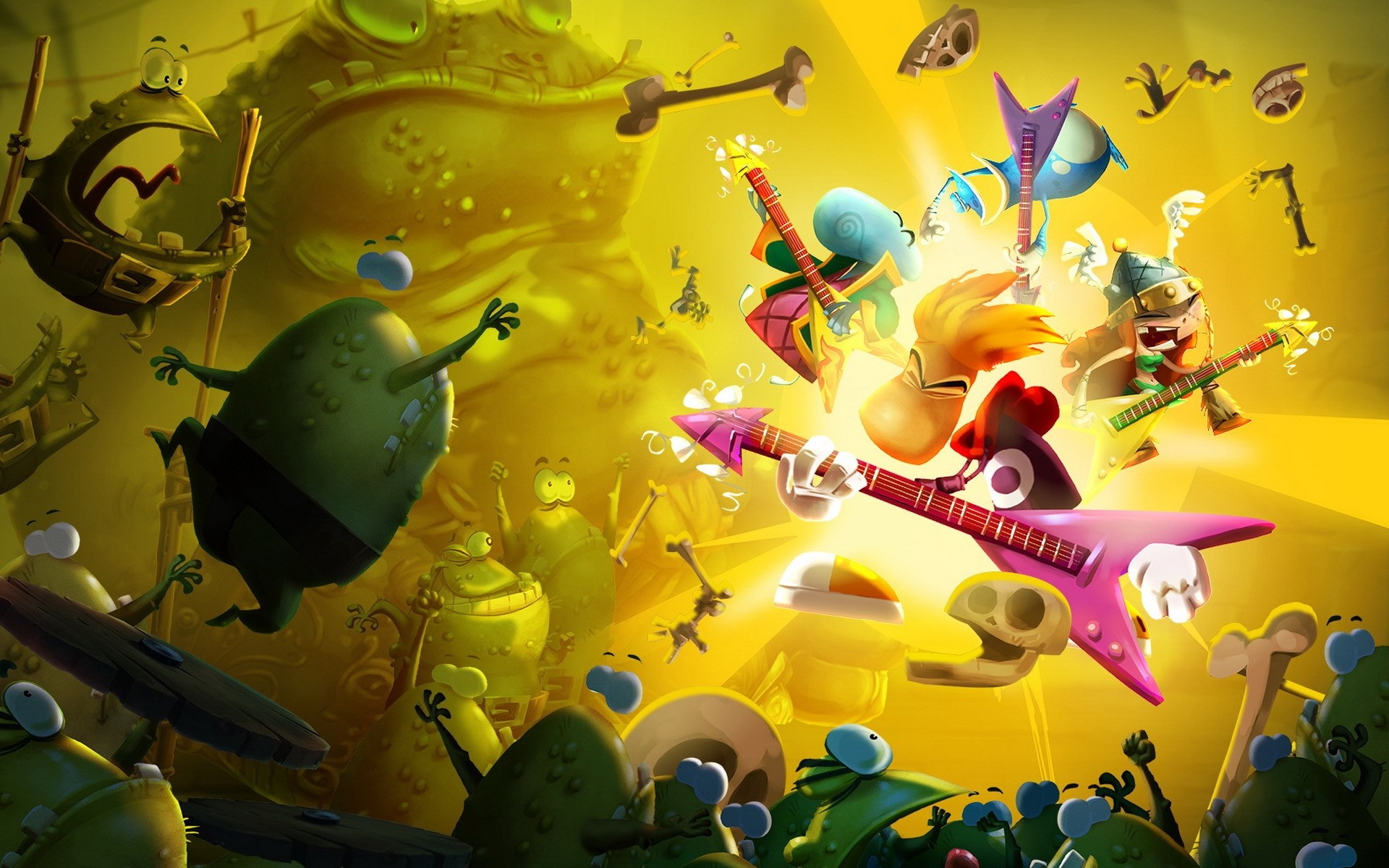 other games illustration graphique résumé bureau rayman rayman legends