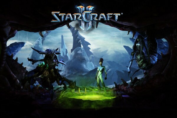 Illustration du jeu d ordinateur starcraft