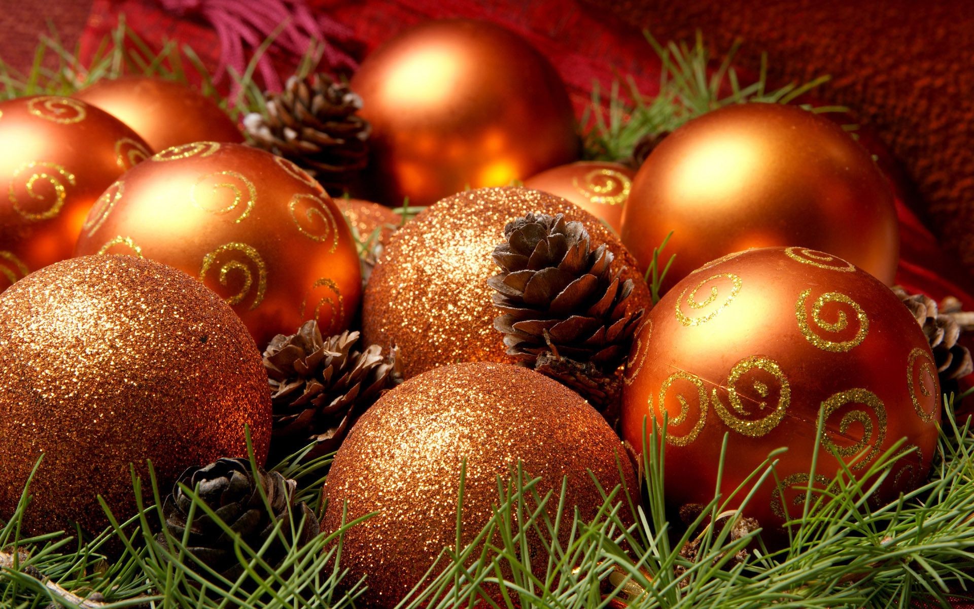 weihnachten dekoration winter urlaub essen saison leuchten gold merry desktop ball farbe runde