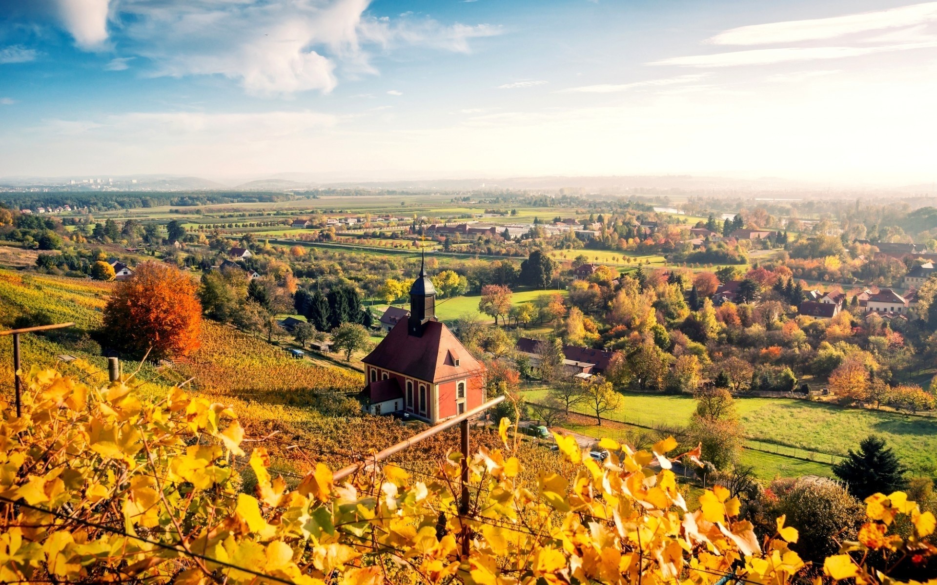 alemania al aire libre paisaje viajes otoño casa árbol arquitectura viñedo escénico cielo naturaleza colina agricultura tierras cultivadas luz del día espectáculo colinas