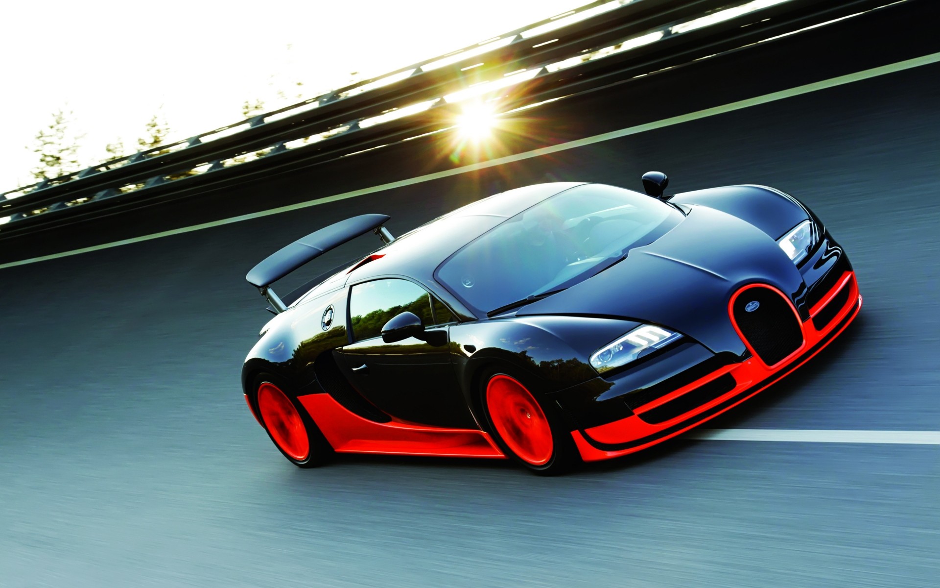 bugatti auto auto veloce sbrigati sistema di trasporto asfalto marciapiede azione sfocatura automobile concorso bugatti veyron