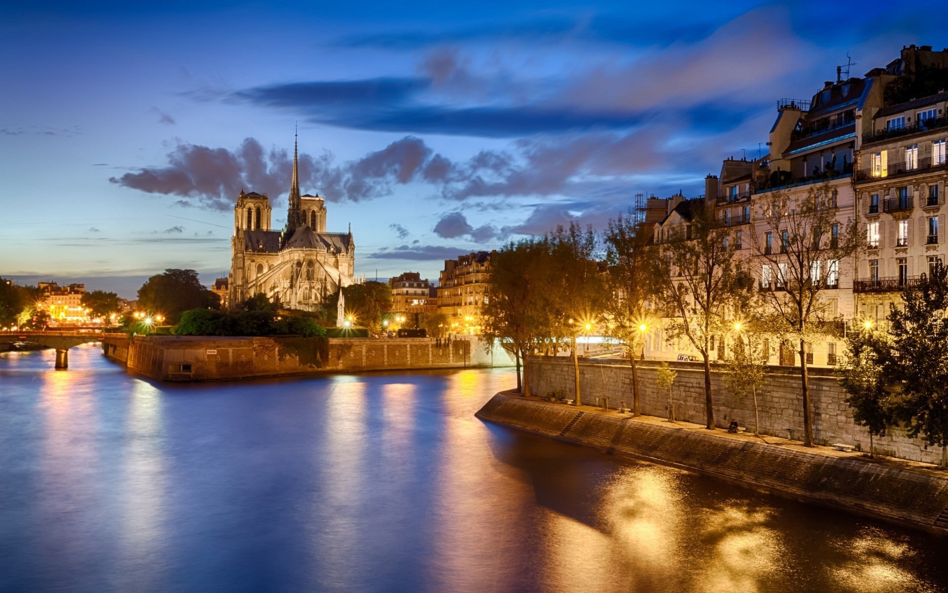 fransa mimari su alacakaranlık yansıma günbatımı nehir şehir seyahat akşam ev şafak gökyüzü köprü arkadan aydınlatmalı açık havada şehir ışık notre dame paris