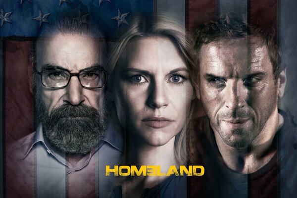 Die Hauptfiguren aus der Serie Homeland