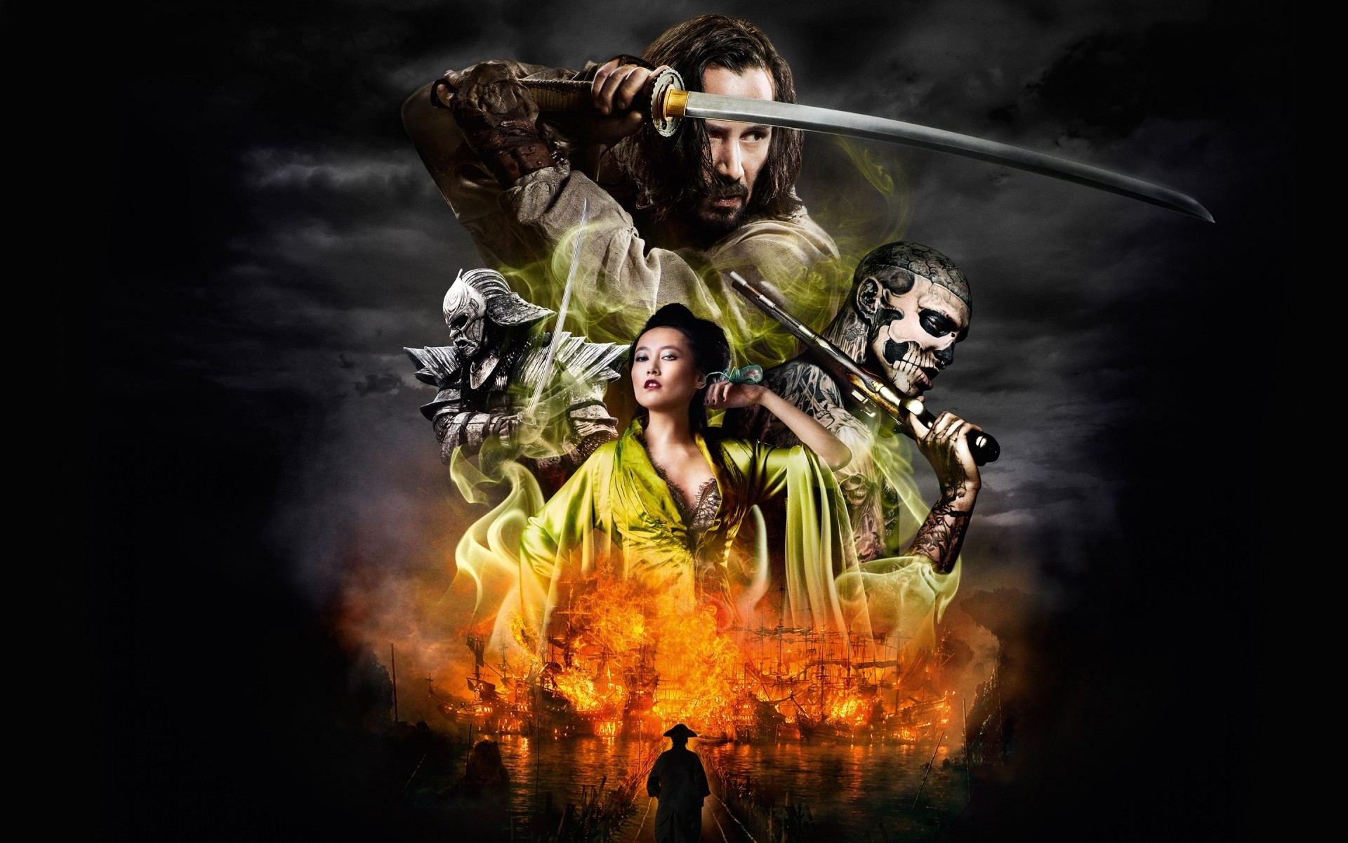 filmes fumaça chama homem 47 ronin