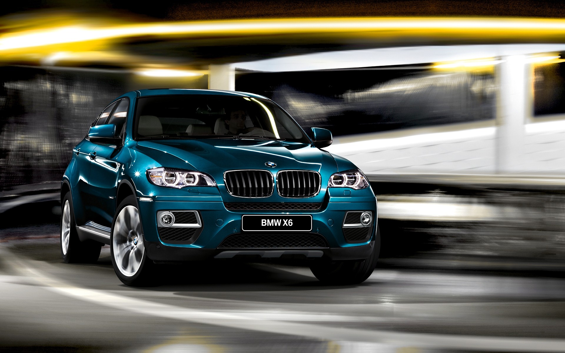 bmw car blur fast vehicle transportation system hurry asphalt pavement automotive drive road action bmw x6