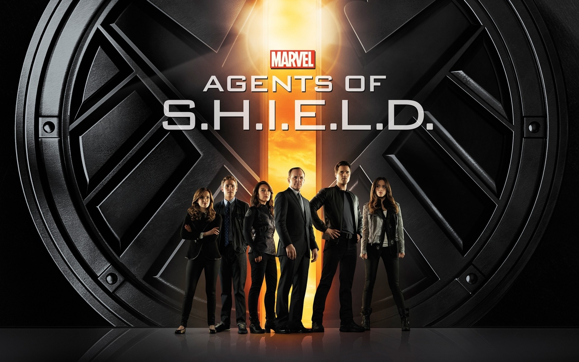 tv series indoors business illustration technology agents of shield