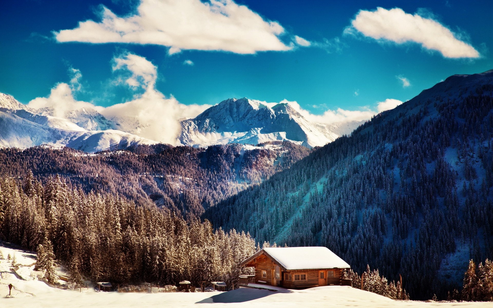 winter snow mountain scenic travel wood landscape outdoors sky mountain peak nature valley cold mountains forest