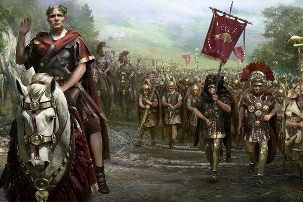 罗马军队进行军事行动
