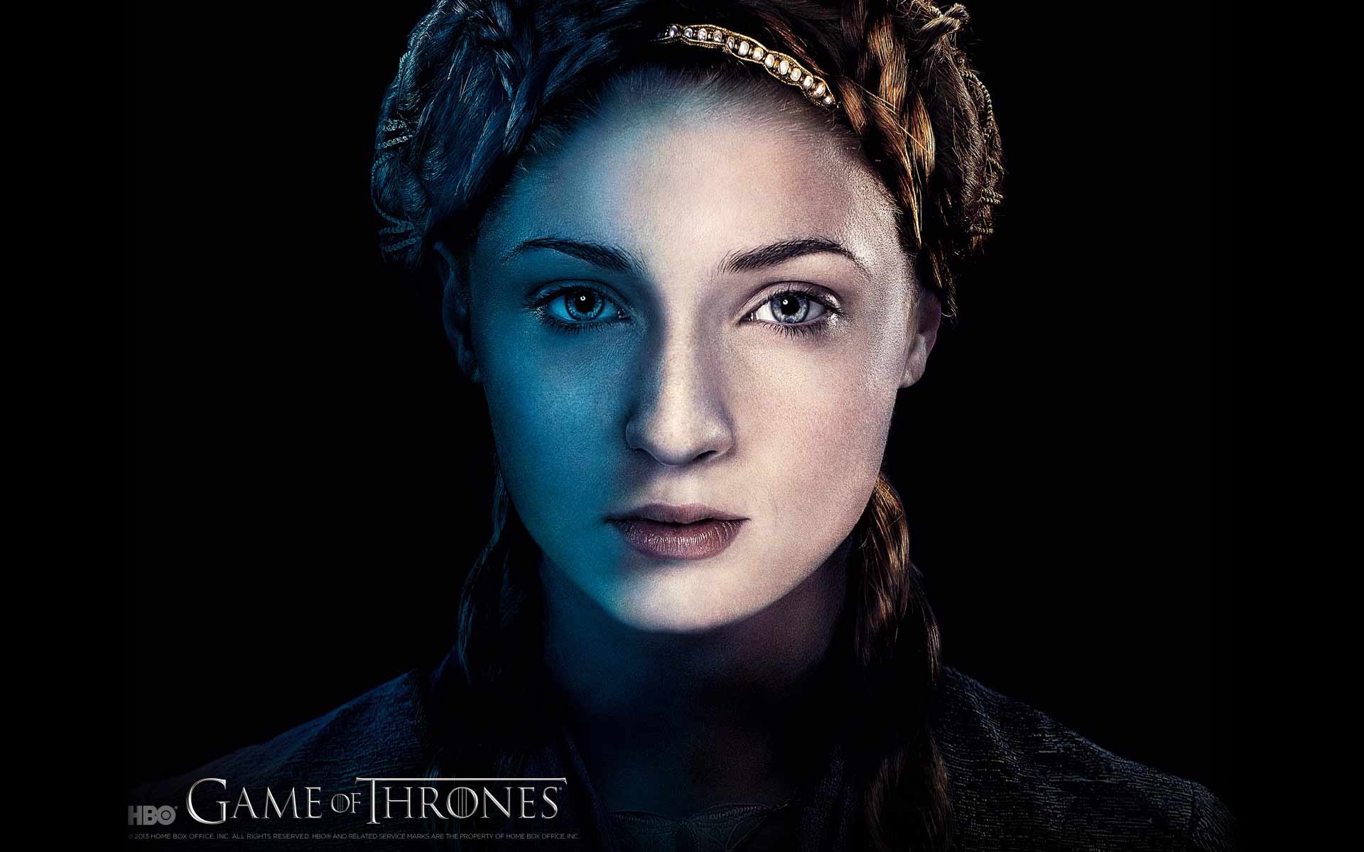 séries de televisão moda mulher glamour escuro retrato olho sexy elegante lábios sophie turner game of thrones