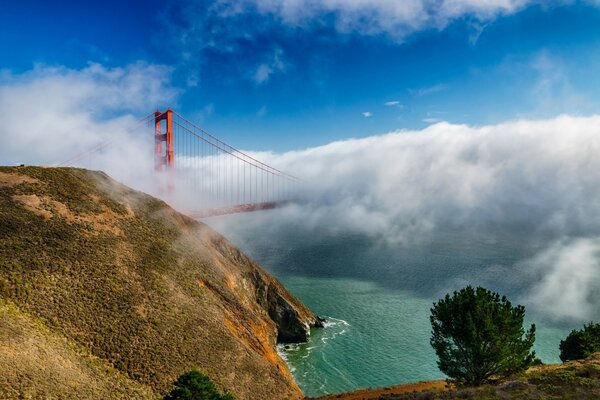 US Mountain Sea Bridge