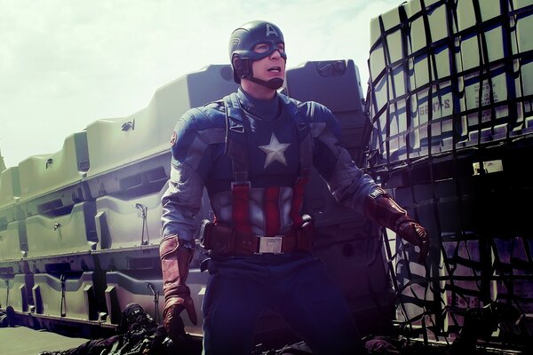 Captain America ohne Schild