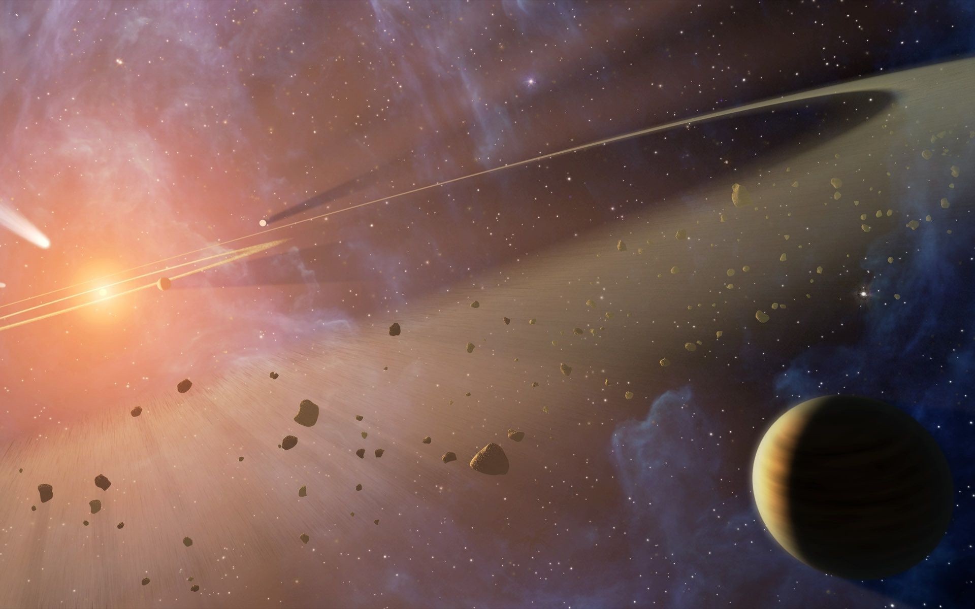 астероиды астрономия галактика луна планеты разведка внешний космос солнечный наука пространство внеземное существо телескоп туманность фантастика свет пыль млечный солнце созвездие комета