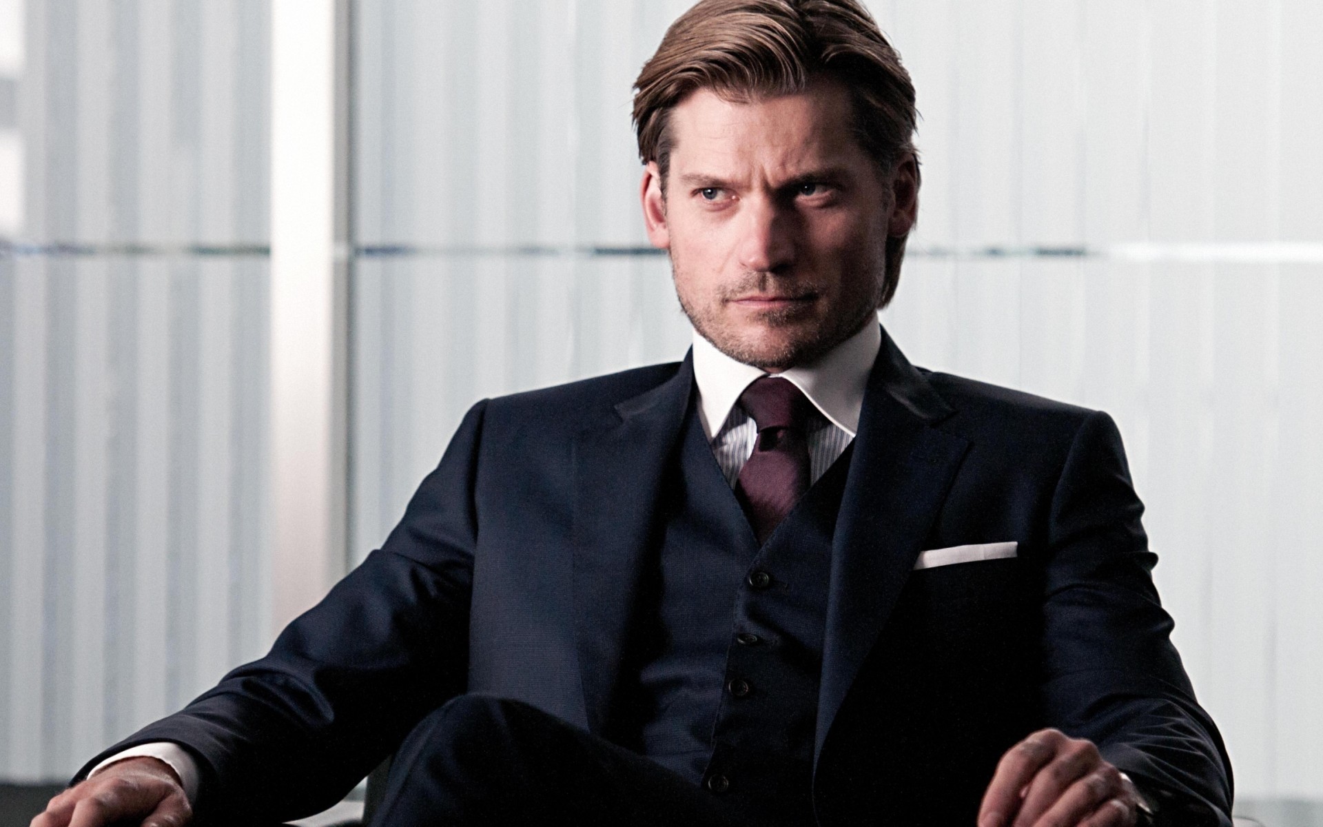 men man business portrait one adult tie wear nikolaj coster-waldau celebrity actors game of thrones