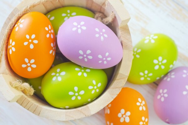 Das traditionelle Essen zu Ostern ist Eier