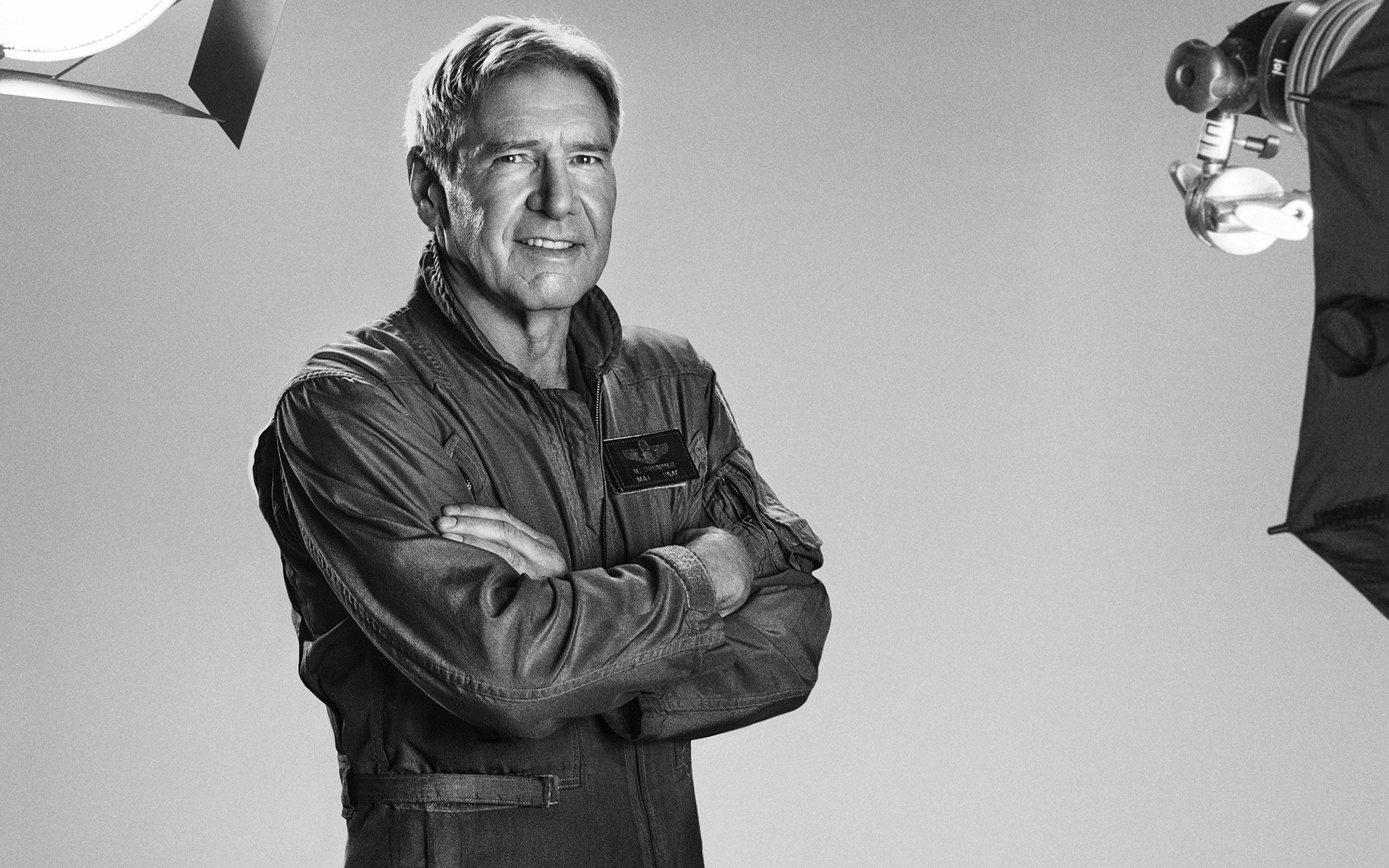 películas solo adulto retrato desgaste hombre expresión facial traje harrison ford the expendables 3