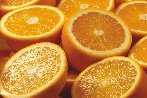 Juicy oranges are the best vitamins