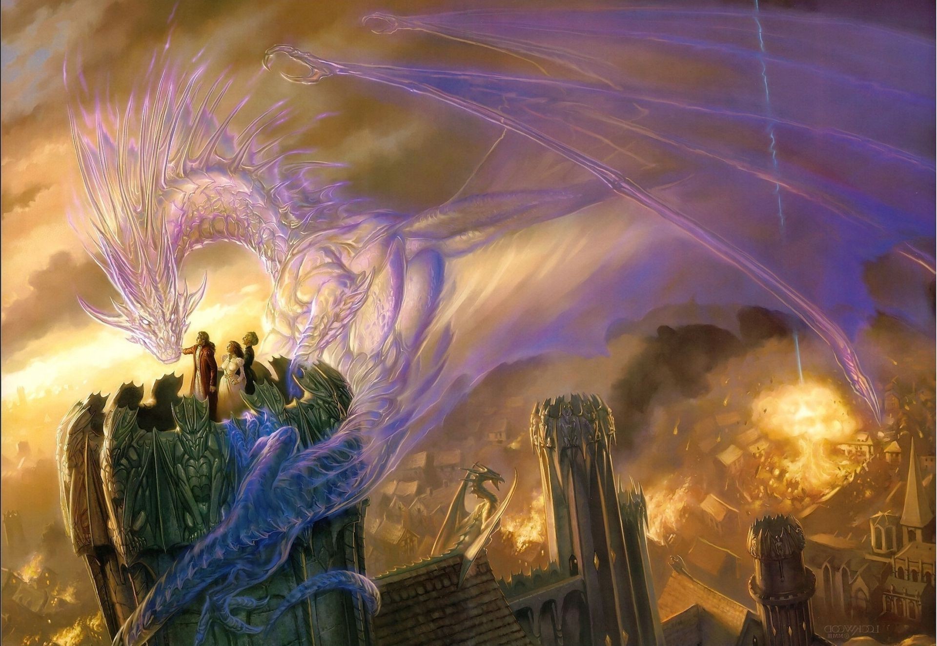 драконы свет пламя искусство аннотация религия фестиваль фантазия дым сюрреалистично