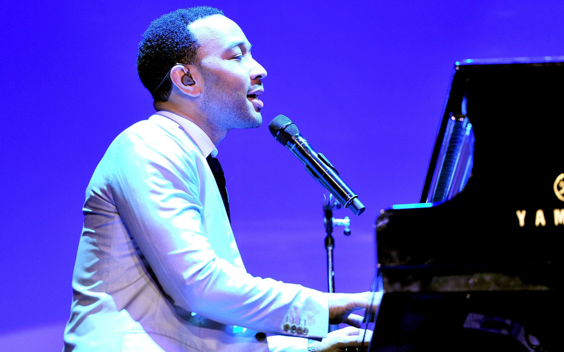 musiciens performance concert musique musicien chanteur festival bande scène john legend