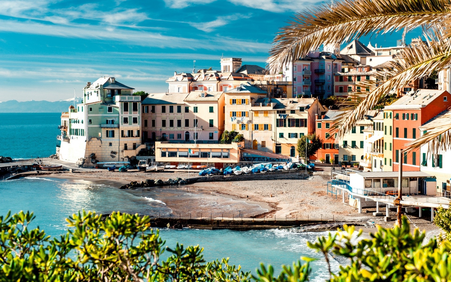 italie mer mer voyage eau plage architecture tourisme maison ville ville ciel maison océan vacances hôtel station balnéaire à l extérieur côte côte cinque terre paysage