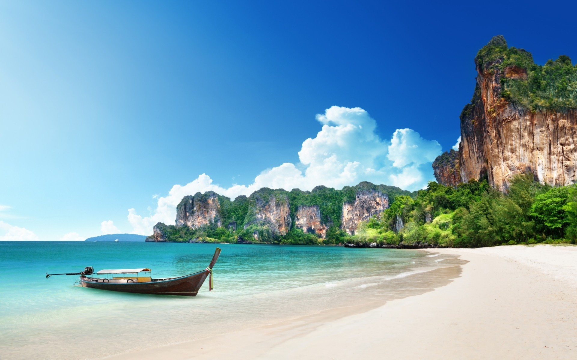 landscapes seashore travel beach water tropical island sand turquoise ocean idyllic vacation summer sea seascape bay exotic relaxation nature paradise boat landscape